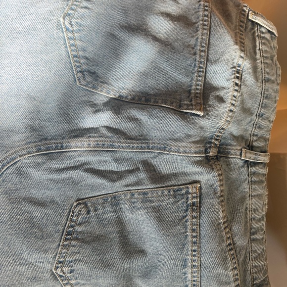 Topshop denim maxi skirt - sz 10 - Picture 4 of 6